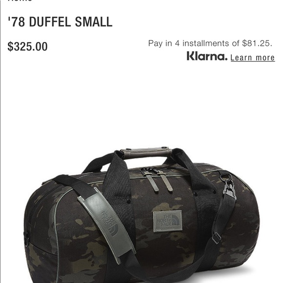 north face 78 duffel